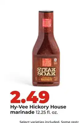 Hy-Vee Hy-Vee Hickory House marinade offer