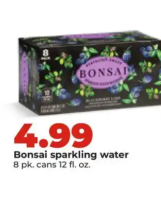 Hy-Vee Bonsai sparkling water offer
