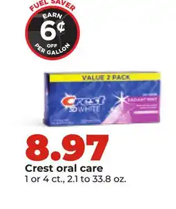 Hy-Vee Crest oral care offer
