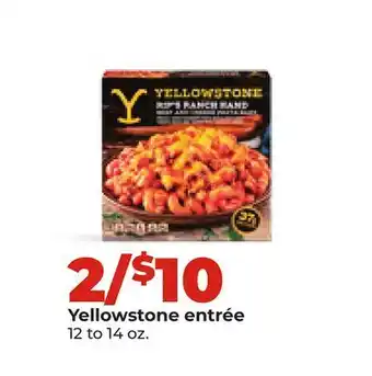 Hy-Vee Yellowstone entree offer