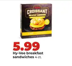 Hy-Vee Hy-Vee breakfast sandwiches offer