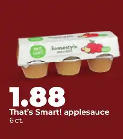 Hy-Vee That's Smart! applesauce offer