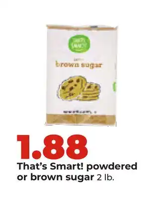 Hy-Vee That's Smart! powdered or brown sugar offer
