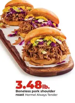 Hy-Vee Boneless pork shoulder roast offer