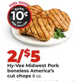 Hy-Vee Hy-Vee Midwest Pork boneless America's cut chops offer