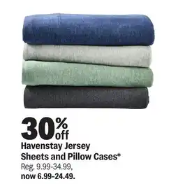 Meijer Havenstay Jersey Sheets and Pillow Cases offer