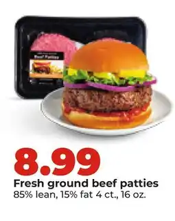 Hy-Vee Fresh ground beef patties offer