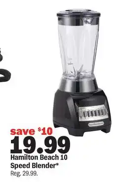 Meijer Hamilton Beach 10 Speed Blender offer