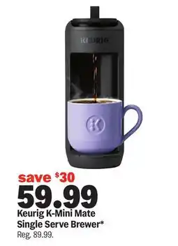 Meijer Keurig K-Mini Mate Single Serve Brewer offer