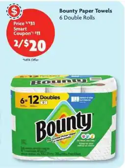 Family Dollar Bounty Paper Towels offer