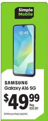 Family Dollar Samsung Galaxy A16 5G offer