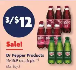Family Dollar Dr Pepper Products offer