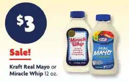 Family Dollar Kraft Real Mayo or Miracle Whip offer