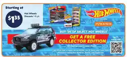 Family Dollar Hot Wheels Diecasts 1-8 pk offer