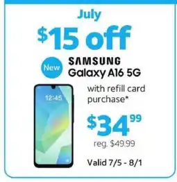Family Dollar Samsung Galaxy A16 5G offer