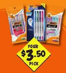 Family Dollar BIC Writing Supplies offer