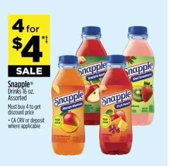 Dollar General Snapple offer