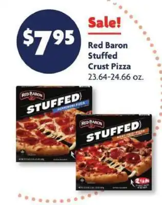 Family Dollar RED BARON STUFFED CRUST PIZZA offer