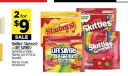 Dollar General Skittles, Starburst or Life Savers offer