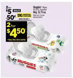 Dollar General Huggies Wipes offer