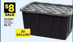 Dollar General True Living Heavy Duty Tote 20 Gallon offer