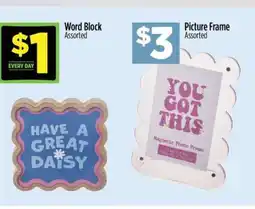 Dollar General Picture Frame offer