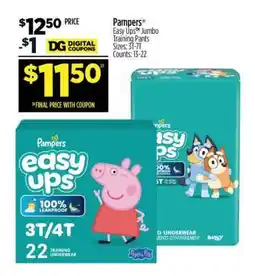 Dollar General Pampers offer
