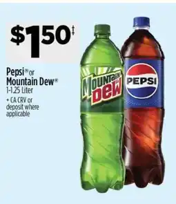 Dollar General Pepsi or Mountain Dew offer