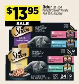 Dollar General Sheba Cat Food Perfect Portions Variety Pack 12 ct. Assorted offer