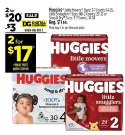 Dollar General Huggies offer