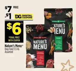 Dollar General Nature's Menu offer