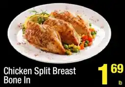 Super King Markets Chicken split breast bone in offer