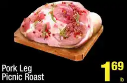 Super King Markets Pork Leg Picnic Roast offer