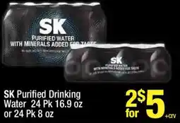 Super King Markets Sk purified drinking water offer