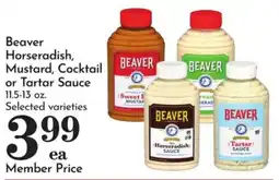 Pavilions Beaver Horseradish, Mustard, Cocktail or Tartar Sauce offer
