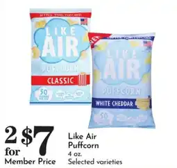 Pavilions Like Air Puffcorn offer