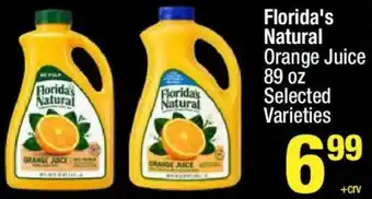 Super King Markets Florida's natural orange juice offer