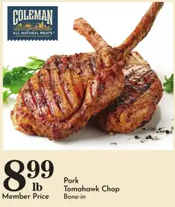 Pavilions Pork Tomahawk Chop offer