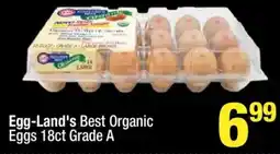 Super King Markets Egg-land's best organic eggs 18ct grade a offer
