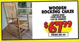 Ollie's WOODEN ROCKING CHAIR offer
