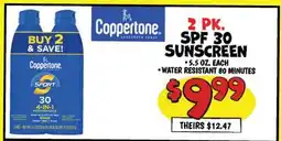Ollie's 2 PK. SPF 30 SUNSCREEN offer