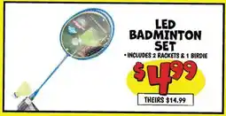 Ollie's LED BADMINTON SET offer