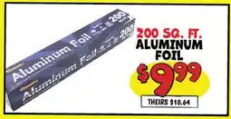 Ollie's 200 SQ. FT. ALUMINUM FOIL offer