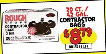 Ollie's 20 CT. / 42 GAL. CONTRACTOR BAGS offer