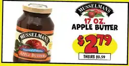 Ollie's MUSSELMANS17 OZ. APPLE BUTTER offer