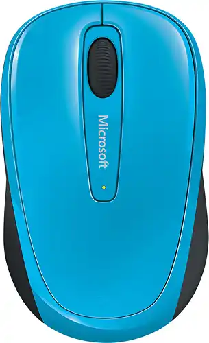 Best Buy Microsoft - Wireless Mobile Mouse 3500 - Cyan Blue offer