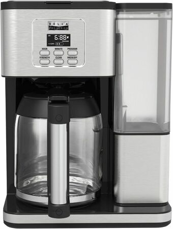 Best Buy Bella Pro Series - 18-Cup Programmable Coffee Maker - Stainless Steel offer
