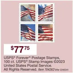BJ’s USPS Forever Postage Stamps, 100 ct. USPS Stamp Images 2023 United States Postal Service offer