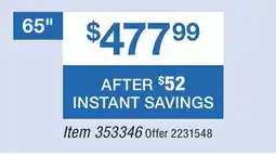 BJ’s Samsung 65 M70HD Mini LED 4K UHD Smart TV offer