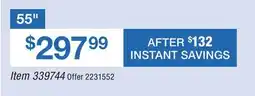 BJ’s Samsung 55 U8000FD Cystal UHD 4K Smart TV offer